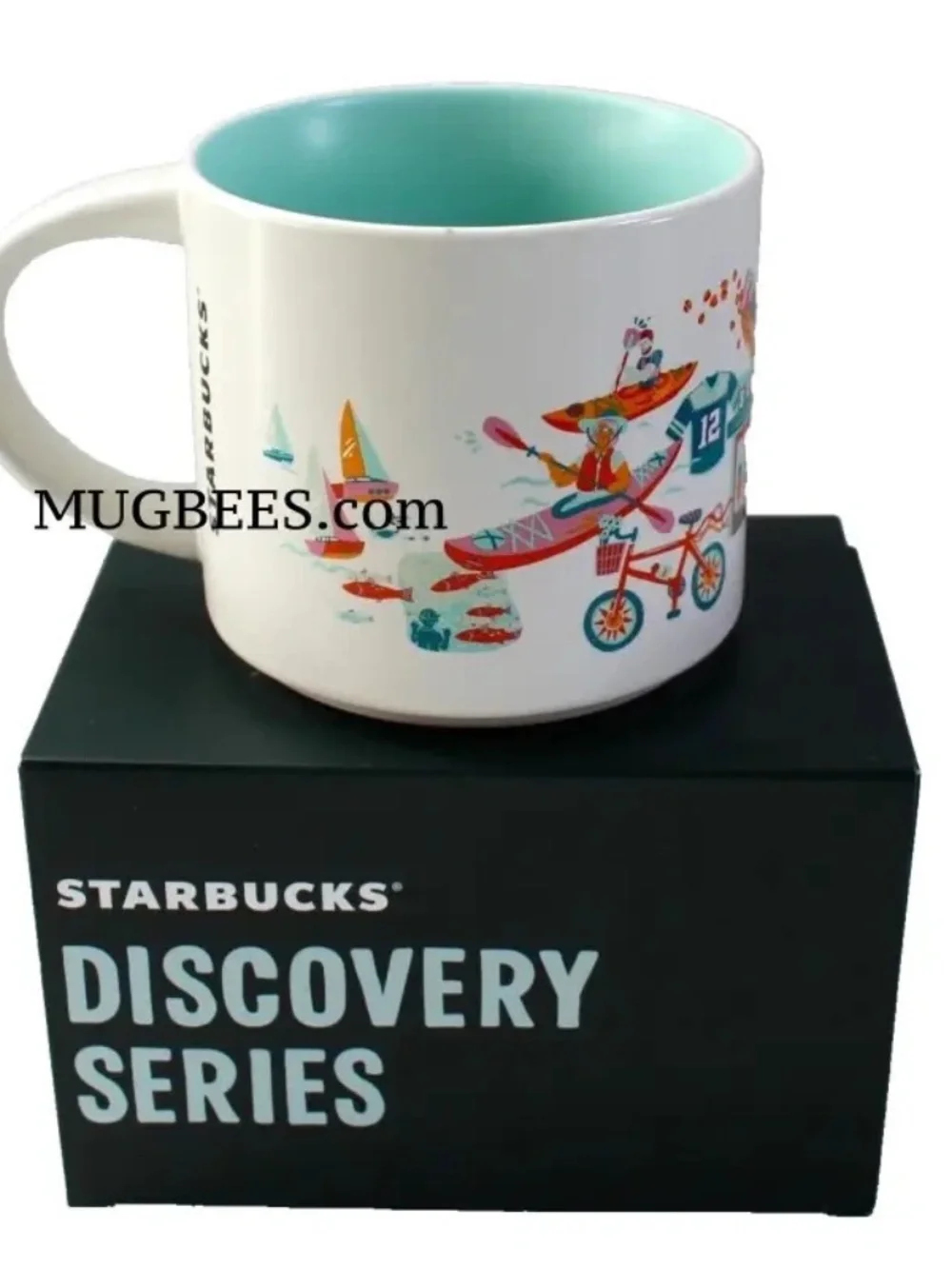 Starbucks Discovery Series Seattle Ceramic Coffee Cup Mug 14oz NEW